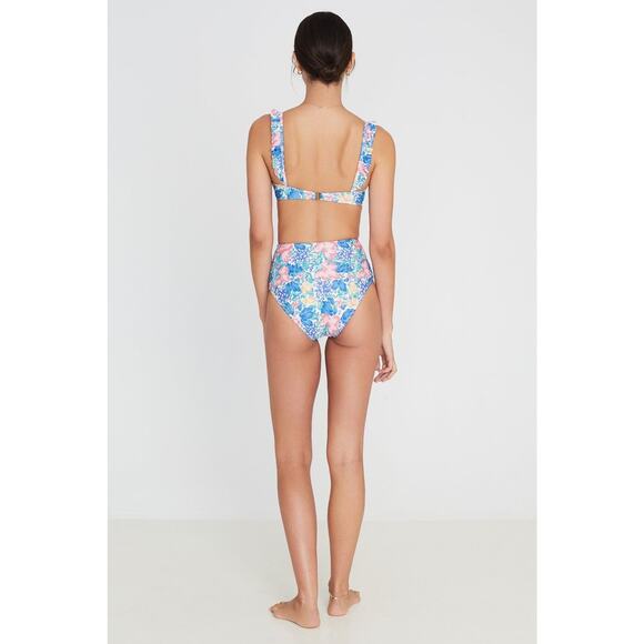 FAITHFULL THE BRAND Chaumont Bikini Bottoms - S - Jemima Floral Print - Picture 4 of 7